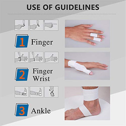 Self Adherent Cohesive Wrap Bandages 12 Count 4" x 5 Yards, Self Adhesive Non Woven Bandage Rolls（Skin Color） - size: 12 Count (Pack of 1)