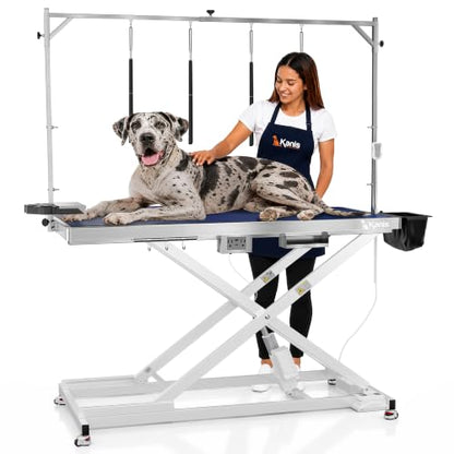KANIS Professional Electric Dog Grooming Table - Heavy Duty - color: WHITE, size: 60"