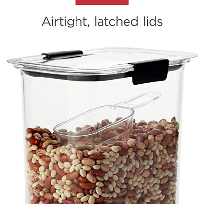 Rubbermaid Brilliance 14-Piece Food Storage Container Set with Scoops Airtight BPA-Free for Kitchen and Pantry Organization - size: Assorted Sizes (28-Piece)