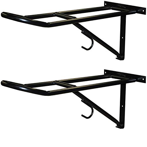 Folding, Collapsible Wall Mount Horse Saddle Rack for Tack Room - Perfect for Hanging, Storing & Organizing All Your Riding Gear.