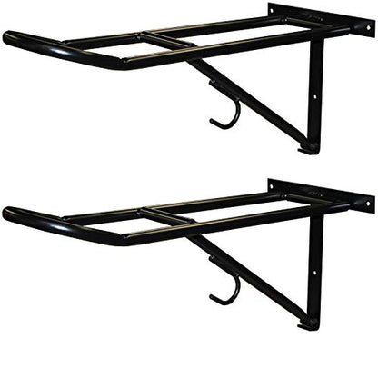 Folding, Collapsible Wall Mount Horse Saddle Rack for Tack Room - Perfect for Hanging, Storing & Organizing All Your Riding Gear.