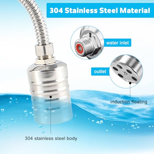 2 Pack 1/2"-3/4" Water Foat Vlave for Tanks, Pools, Livestock Troughs - size: 2 Pack