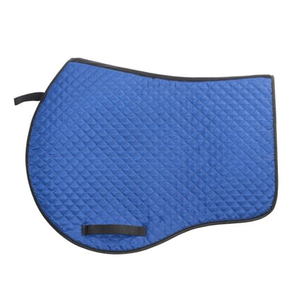 All-Purpose Western Saddle Pad for Horses – Diamond Quilted Breathable Horse Saddle Pad with Shock-Absorbing Cushion, Lightweight Equestrian Gear for Riding & Training, Blue