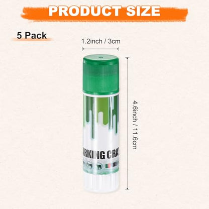 M METERXITY 5-Pack Livestock Marker, 11.6 Cm/4.6 Inches Medium Animal Crayons for Pig/Cattle/Cow/Sheep Supplies, Farming Livestock Marking Crayons [Green] - color: Green