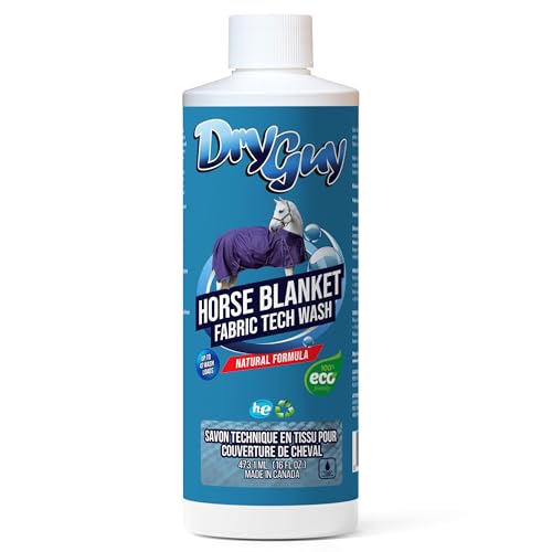 Horse Blanket Fabric Tech Wash – Eco‑Friendly, Highly Concentrated Deep Clean for Turnouts, Stable Sheets & Rugs, Restores Waterproofing, Breathability & Performance
