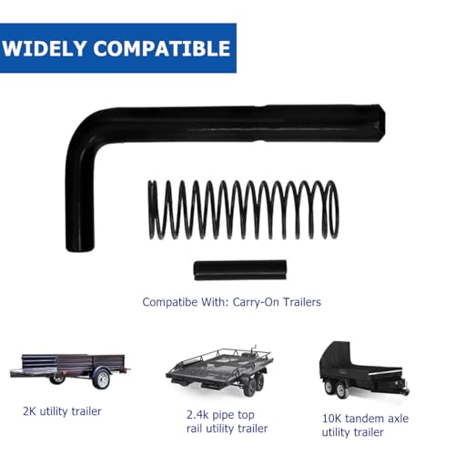 2 Packs Trailer Gate Pin,Utility Trailer Accessories,819T Trailer Gate Spring Latch Kit, Heavy Duty Trailer Gate Latch Repair Kit for Carry-On Utility Trailers