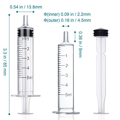 5ml Syringe with Cap, Oral Syringes without Needle, Lab Medicine, Colostrum