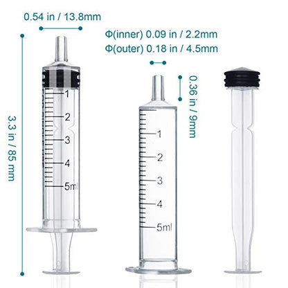 5ml Syringe with Cap, Oral Syringes without Needle, Lab Medicine, Colostrum