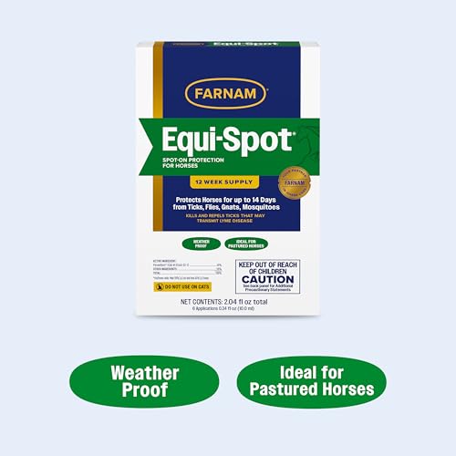 Farnam Equi-Spot, Weather Proof Targeted Spot On Protection, 12 Week Supply - size: 12 Week Supply