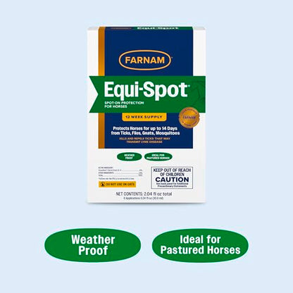 Farnam Equi-Spot, Weather Proof Targeted Spot On Protection, 12 Week Supply - size: 12 Week Supply