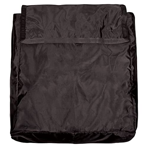 Dura-Tech Medium Nylon Stall Bag | Color Black | Ideal for Uncluttered Stalls, Holds Thick Blankets, Durable 420 Nylon, Adjustable Hanging Straps, ID Tag Slot | - color: Black