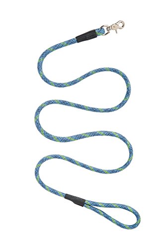 Terrain D.O.G. Rope Leash - color: Navy/Lime, size: ½ " x 6'
