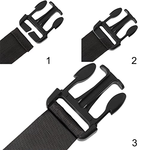 Quick Release Buckle 6PCS Multi-Size Plastic Buckle Repair Kit No Sewing Required for 20mm/0.79in Backpack Bag Strap