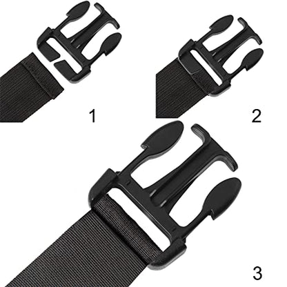 Quick Release Buckle 6PCS Multi-Size Plastic Buckle Repair Kit No Sewing Required for 20mm/0.79in Backpack Bag Strap