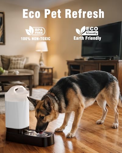 PETNF 2.4 Gallon Automatic Dog Water Bowl Dispenser with Filter