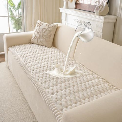 Waterproof Couch Cover for Dogs Washable (Beige, 27.6" x 59") - color: Waterproof Beige, size: 27.6"x 59.06"