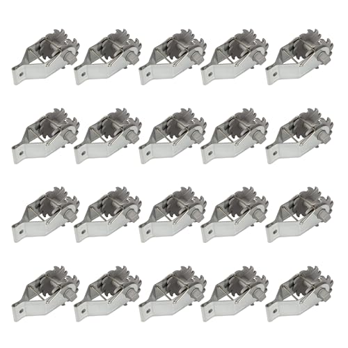 Electric Fence tensioner, High tensile Wire Fence tensioner for Farm 20pcs - color: SILVER, size: 20 pcs