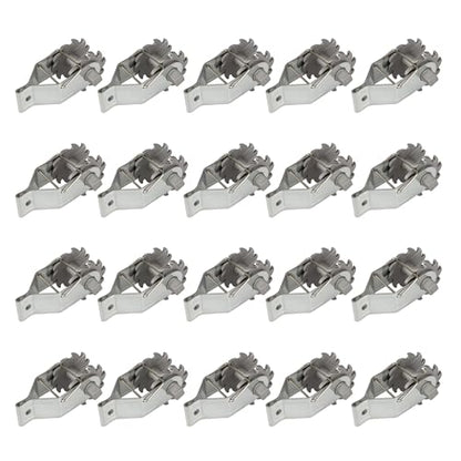 Electric Fence tensioner, High tensile Wire Fence tensioner for Farm 20pcs - color: SILVER, size: 20 pcs
