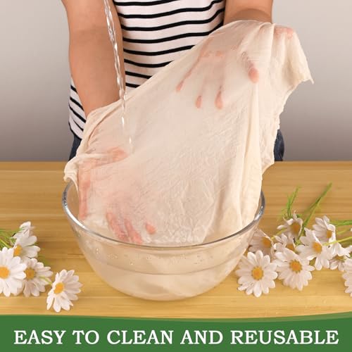 WMKGG 9 PCS Cheese Cloths, 20x20 Inch Cheesecloth Fine Mesh Cheesecloth - size: 9pcs 20"x20"Cheese Cloth