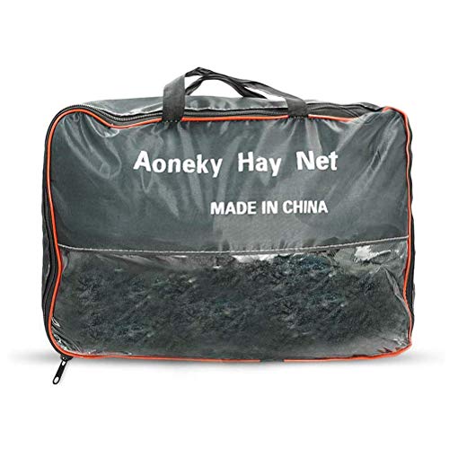 Aoneky Bale Hay Net - Slow Feed Haynet for Horses - size: 5x5 ft