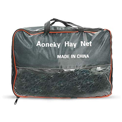 Aoneky Bale Hay Net - Slow Feed Haynet for Horses - size: 5x5 ft