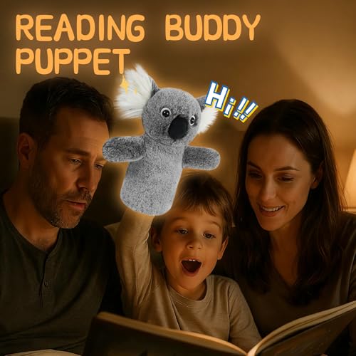 Animal Hand Puppet Educational Toy for Kids Imaginative Play Story Time Adult Hands Fit Classroom Activity Cute Stuffed Wildlife Koala Atuffed Animal Puppet - color: Koala