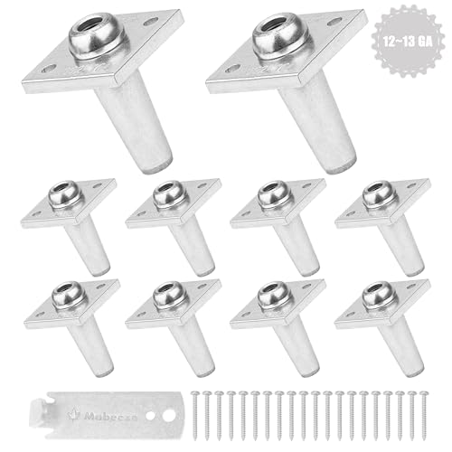 Mabeeze Anchor Vise 12-13 Gauge Wire Tightener, 10 Pack | One-way grip for grape trellis, vineyard, arbor, and fence wire tensioning - size: 12-13 gauge