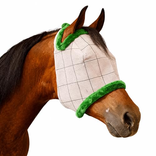 Farnam SuperMask II Horse Fly Mask Without Ears, Protects Eyes, XL Size - size: Extra Large Horse