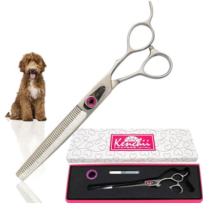 Kenchii Love Dog Grooming Shears, 46 Tooth Thinner - size: 46 Tooth Thinner