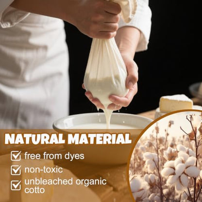 5 PCS Cheese Cloths, 36x36 Inch Cheesecloth Reusable Unbleached, Cheese Cloths for Straining, Cheese Making,Juicing,Baking & Cooking. - size: 36x36in