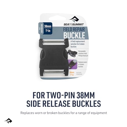 Sea to Summit Field Repair Buckle - Side Release, 2 Pin, 3-pack - style: 38mm / 1 1/2in