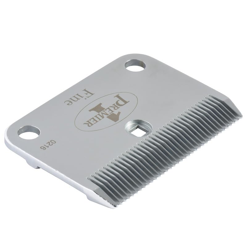 Premier 1 Fine Clipping Blade Set | Holds edge longer through dense wool. Even, attractive finish. Resharpen up to 10 times. Fits Premier & Lister clippers.