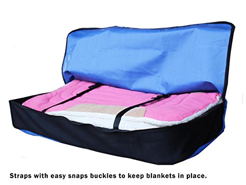 Tahoe Tack Easy Carry Breathable Nylon Saddle Pad & Blanket Carry Bag with Breathable Mesh Sides
