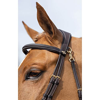 LeMieux Kudos Work Bridle - color: Brown, size: X-Full