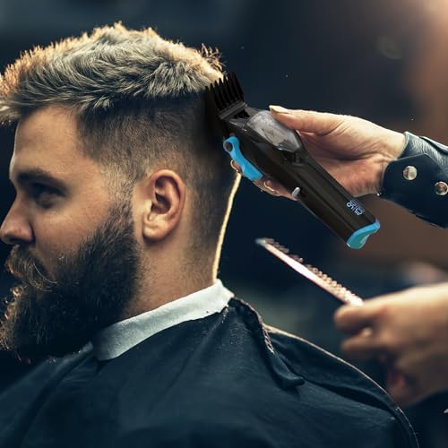 HUMMINGBIRD MK10 Pro Series Cordless Hair Clippers – 9,000 RPM Brushless Motor, DLC Blade, USB-C Rechargeable, Super Torque, Professional Barber Clippers, Haircut Kit, Includes Barber Cape & Comb