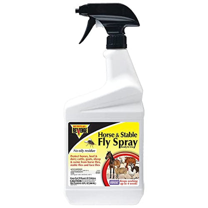 Bonide Revenge Horse & Stable Fly Spray, 32 oz Ready-to-Use - size: 32 oz