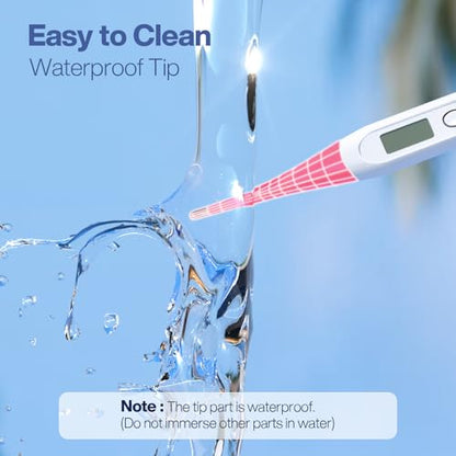 Boncare 10 Seconds Oral Thermometer for Adults and Kids, Pink - color: Pink
