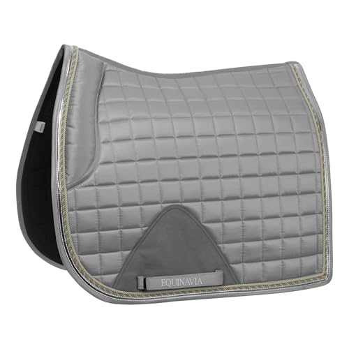 Equinavia Copenhagen Stay Put Dressage Saddle Pad - color: Slate Grey, size: Pony
