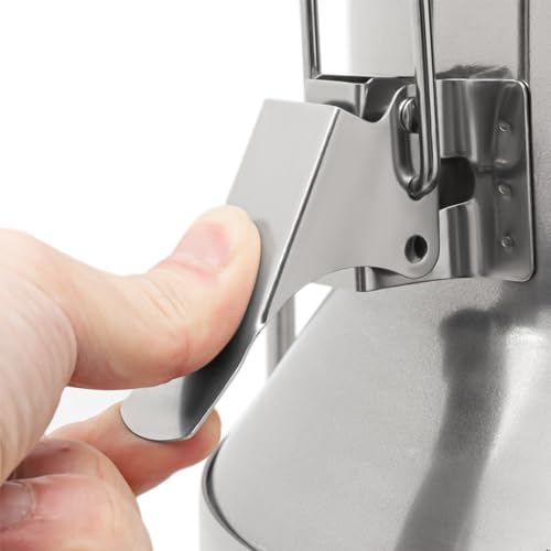 10L Stainless Steel Milk Can, Heavy Duty Food Storage & Transport Container for Dairy, Wine, Grains, Ideal for Home, Farm & Commercial Use, Without the Faucet - size: 10