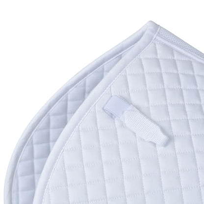 WeatherBeeta Prime Air-Tec Jump Shaped Saddle Pad - color: White, size: Large