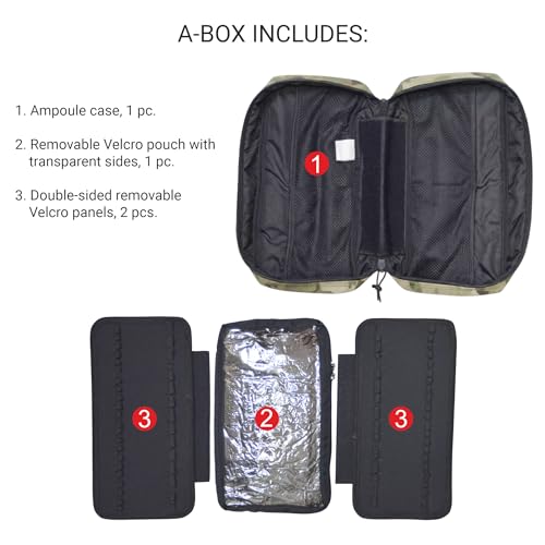 156-Slot Tactical Ampoule Case 1-10ml MOLLE Medical Organizer Multicam Camo