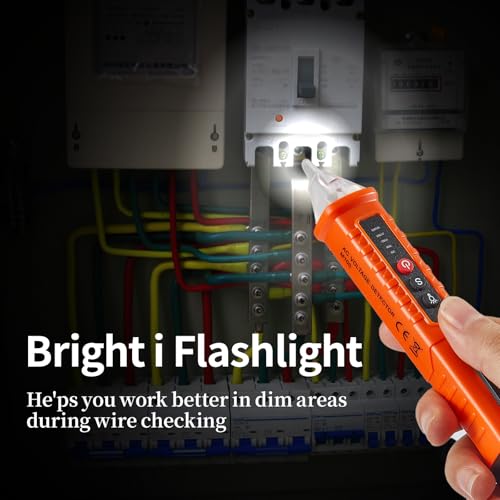 2 Pack Non-Contact Voltage Detector, Voltage Tester Electrical Tester
