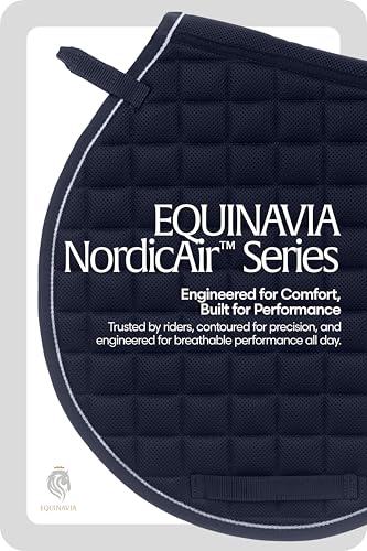Equinavia Svalbard NordicAir Tech Horse Saddle Pad, Equestrian Saddle Pads - color: Navy