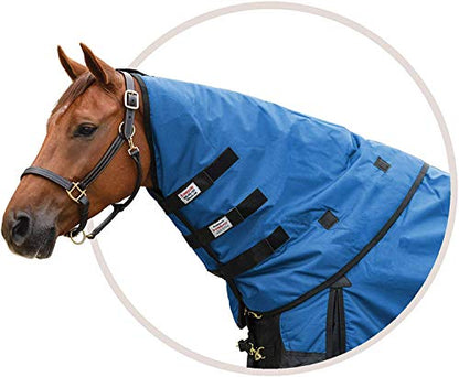 STORM SHIELD Extreme II Horse Neck Cover | Contour Collar | Waterproof Neck Cover for Horses | Medium Weight Horse Neck Cover for Winter