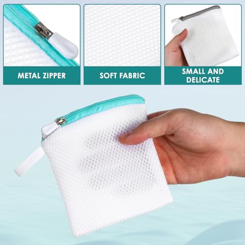 Cabilock 8 Pack Mini Mesh Laundry Bags for Delicates - 4.7" Small Wash Bags