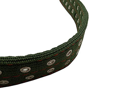 Adjustable Four-Layer Nylon Thickened Cow Collar with 2-Rows Metal Buckle and Traction Chain for Horse, Sheep, Cattle, Dog, Camel (28.7inch) - color: 28.7inch
