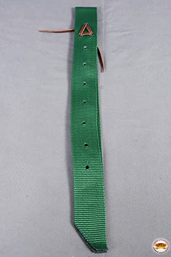 HILASON Nylon Cinch Tie Strap Off Billet Set, 36 Inch - color: Green