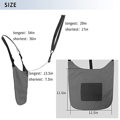 Anti Breeding Buck Apron Anti Mating Skirt with Chest Strap - color: Gray, size: Large