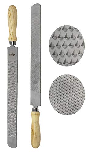 Tackmaster USA 16.5" Professional Farrier Horse Shoe Hoof Grooming Rasp w/Wood Handle 98419