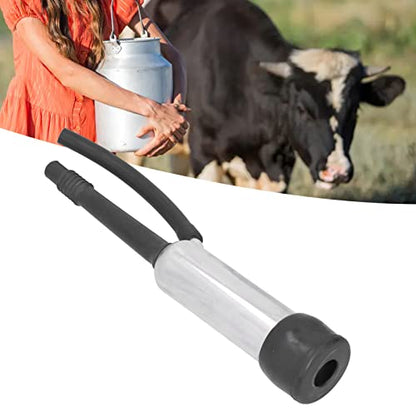 Cow Milking Machine Portable, Goat Milking Machine, Stainless Steel Milking Cup Milking Teat Cup Lightweight High Reliability Goat Milker for Milking Machine